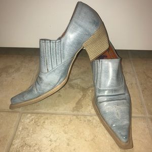 ROCKET DOG  Baby Blue Western Ankle Booties 🔥💙